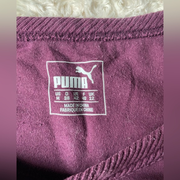 Puma Red/Burgundy Jumper Training Sweatshirt | SIZE: M - Picture 5 of 11